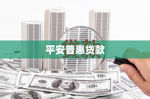 水城平安普惠贷款