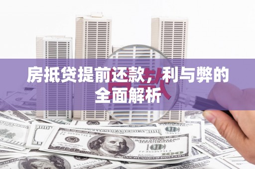 武宣房抵贷提前还款，利与弊的全面解析