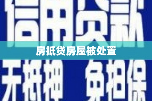 龙泉房抵贷房屋被处置