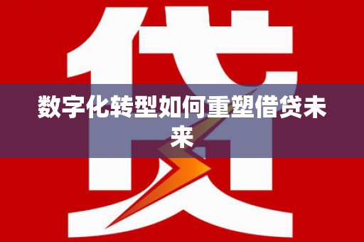 双湖数字化转型如何重塑借贷未来