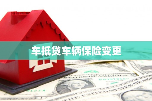 昌都车抵贷车辆保险变更