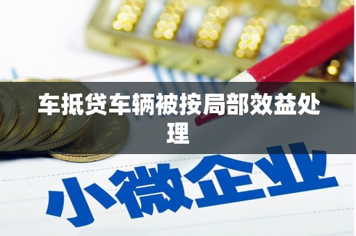 应县车抵贷车辆被按局部效益处理