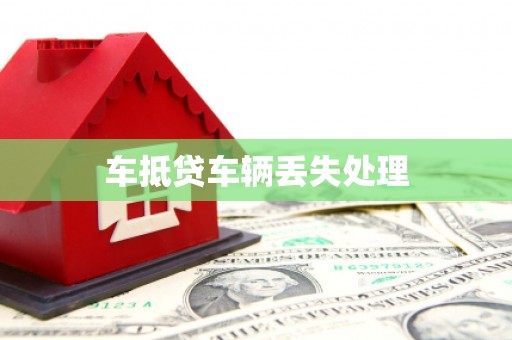 西工车抵贷车辆丢失处理