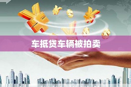 荔波车抵贷车辆被拍卖