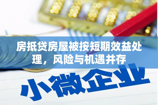 禄劝房抵贷房屋被按短期效益处理，风险与机遇并存