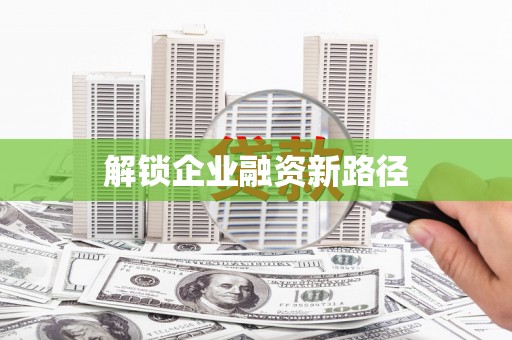吉首解锁企业融资新路径