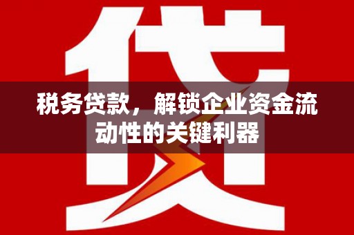九台税务贷款，解锁企业资金流动性的关键利器