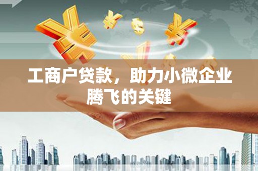 临漳工商户贷款，助力小微企业腾飞的关键