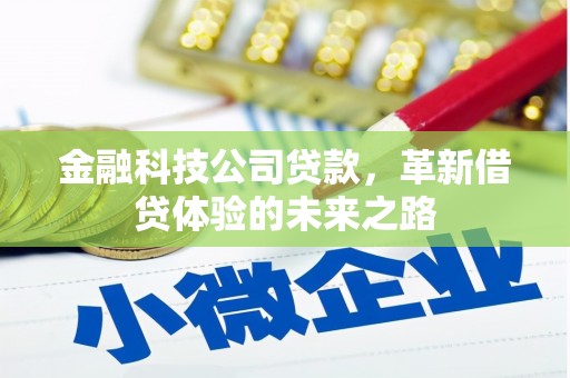 海淀金融科技公司贷款，革新借贷体验的未来之路