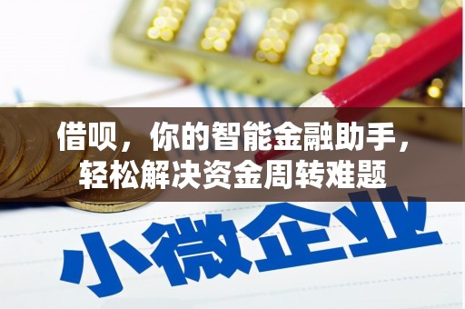 尼玛借呗，你的智能金融助手，轻松解决资金周转难题