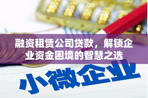 武平融资租赁公司贷款，解锁企业资金困境的智慧之选