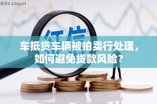 武功车抵贷车辆被拍卖行处理，如何避免贷款风险？