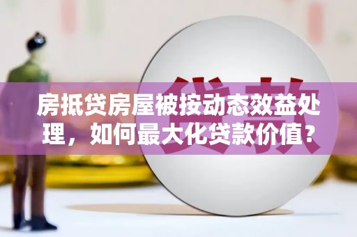 普定房抵贷房屋被按动态效益处理，如何最大化贷款价值？