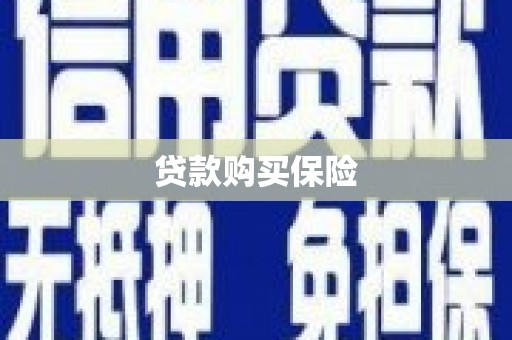 平原贷款购买保险