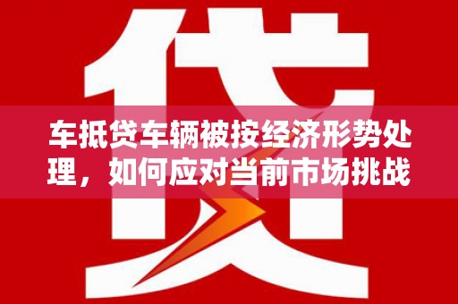 迭部车抵贷车辆被按经济形势处理，如何应对当前市场挑战？