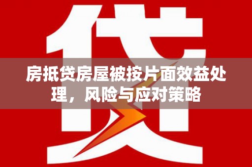谢岗房抵贷房屋被按片面效益处理，风险与应对策略