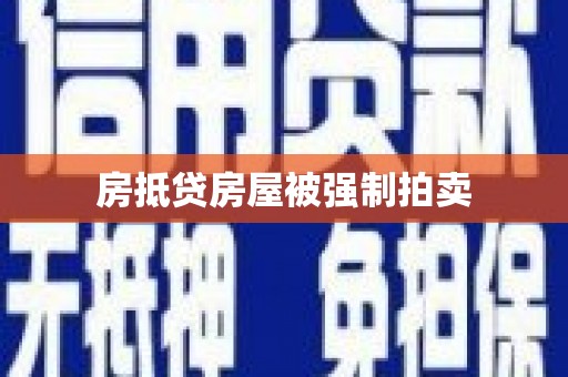 谢岗房抵贷房屋被强制拍卖