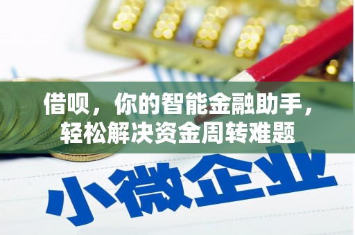 石龙借呗，你的智能金融助手，轻松解决资金周转难题