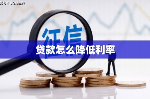 新林贷款怎么降低利率