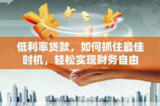 沅陵低利率贷款，如何抓住最佳时机，轻松实现财务自由