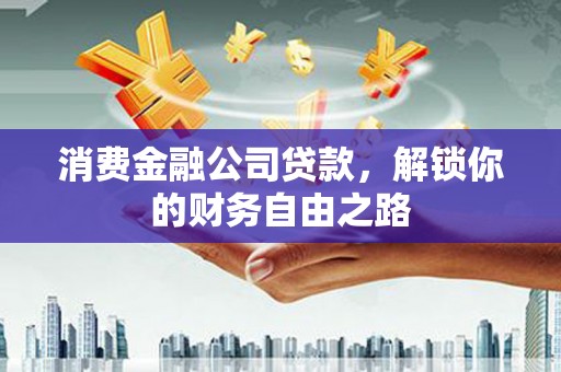 舟山消费金融公司贷款，解锁你的财务自由之路