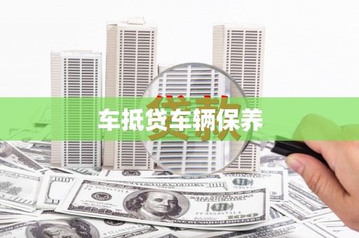 龙亭车抵贷车辆保养