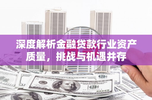 临潼深度解析金融贷款行业资产质量，挑战与机遇并存