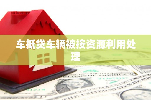 汶上车抵贷车辆被按资源利用处理