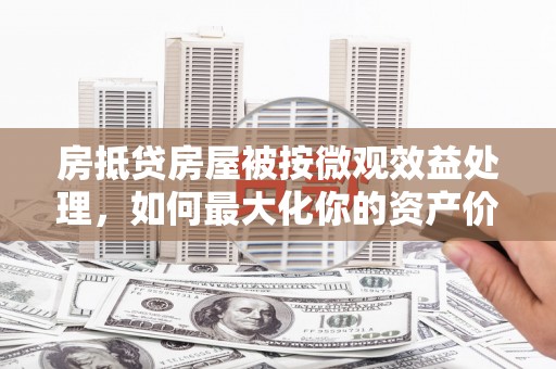 颍东房抵贷房屋被按微观效益处理，如何最大化你的资产价值？