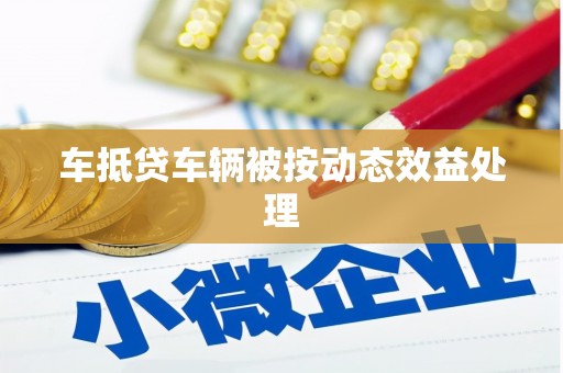 博尔塔拉车抵贷车辆被按动态效益处理