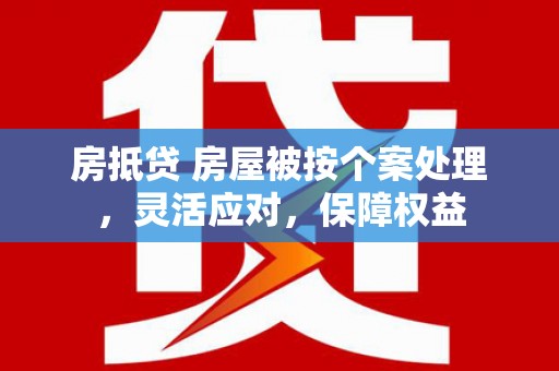 沙依巴克房抵贷 房屋被按个案处理，灵活应对，保障权益