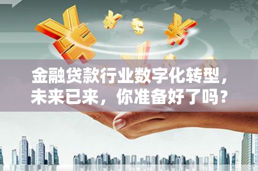 善化金融贷款行业数字化转型，未来已来，你准备好了吗？