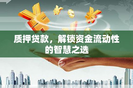 衡南质押贷款，解锁资金流动性的智慧之选