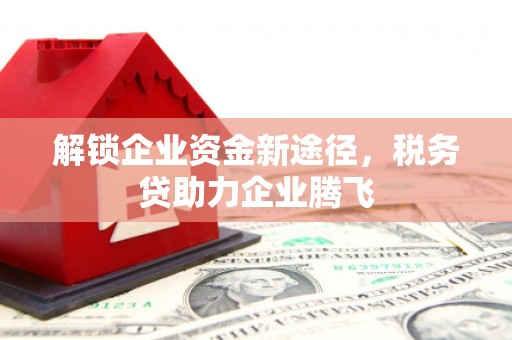 梁园解锁企业资金新途径，税务贷助力企业腾飞
