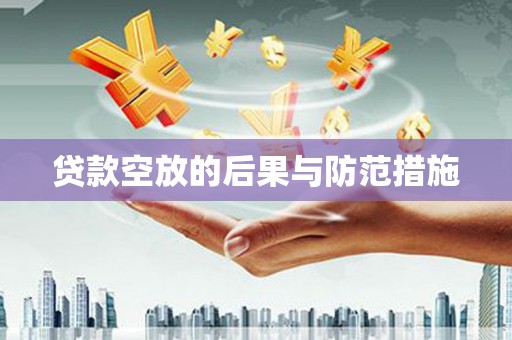 肥乡贷款空放的后果与防范措施