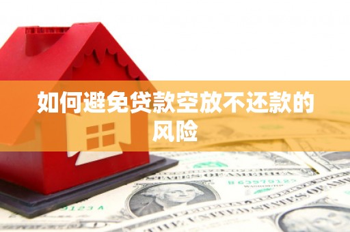 肥乡如何避免贷款空放不还款的风险