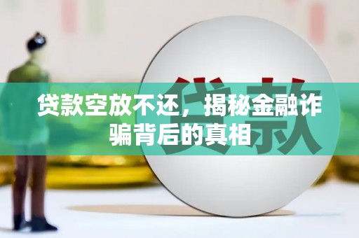 常德贷款空放不还，揭秘金融诈骗背后的真相