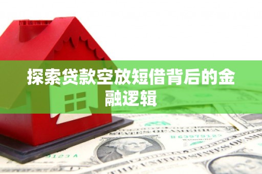 寿光探索贷款空放短借背后的金融逻辑