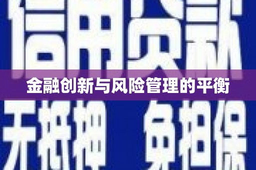 成华金融创新与风险管理的平衡