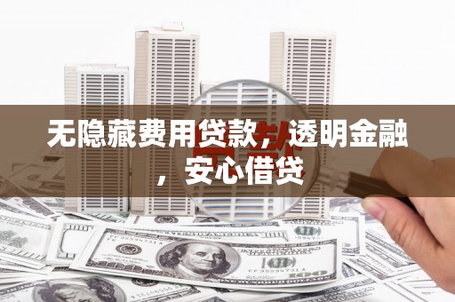 东昌无隐藏费用贷款，透明金融，安心借贷