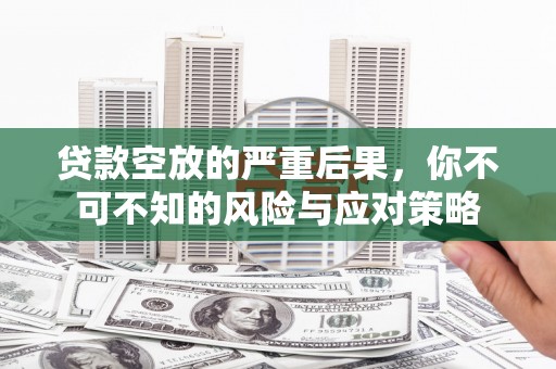 青云谱贷款空放的严重后果，你不可不知的风险与应对策略